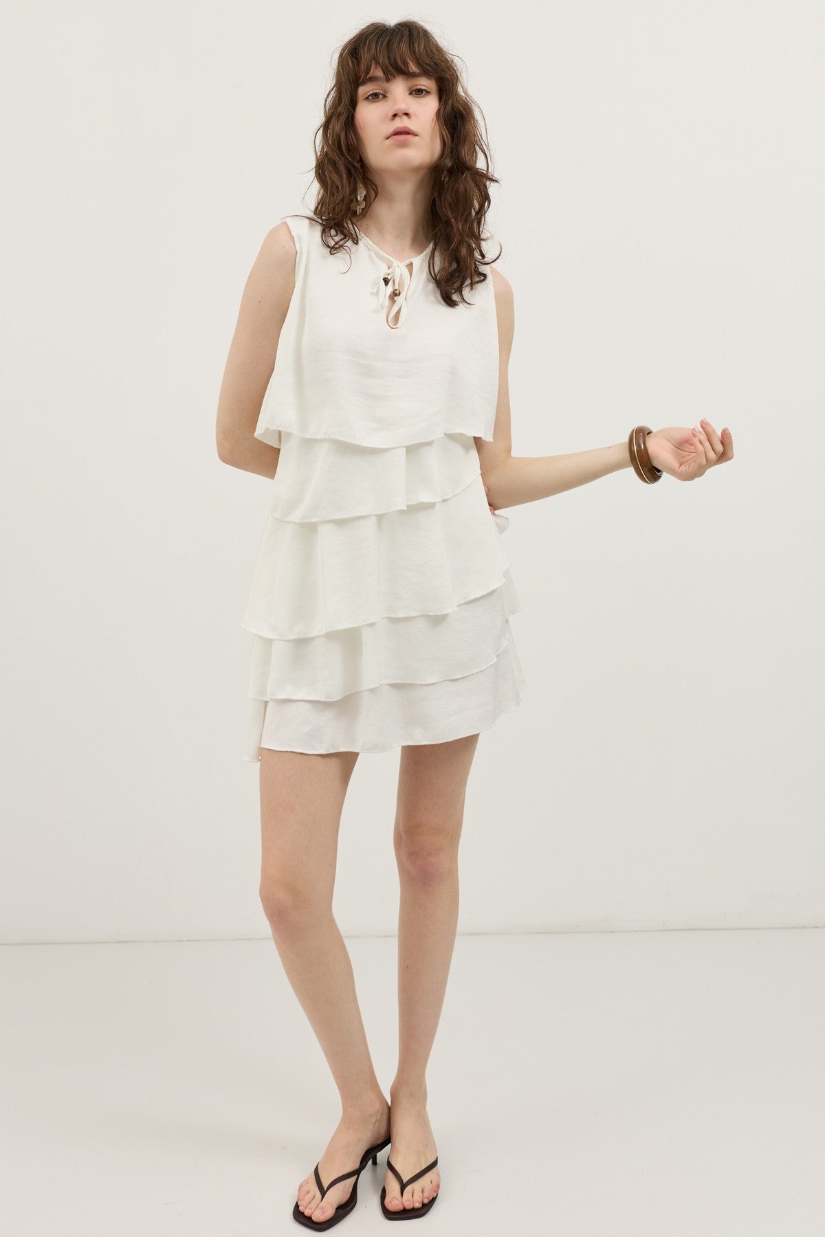 Women's Ruffled Mini Dress