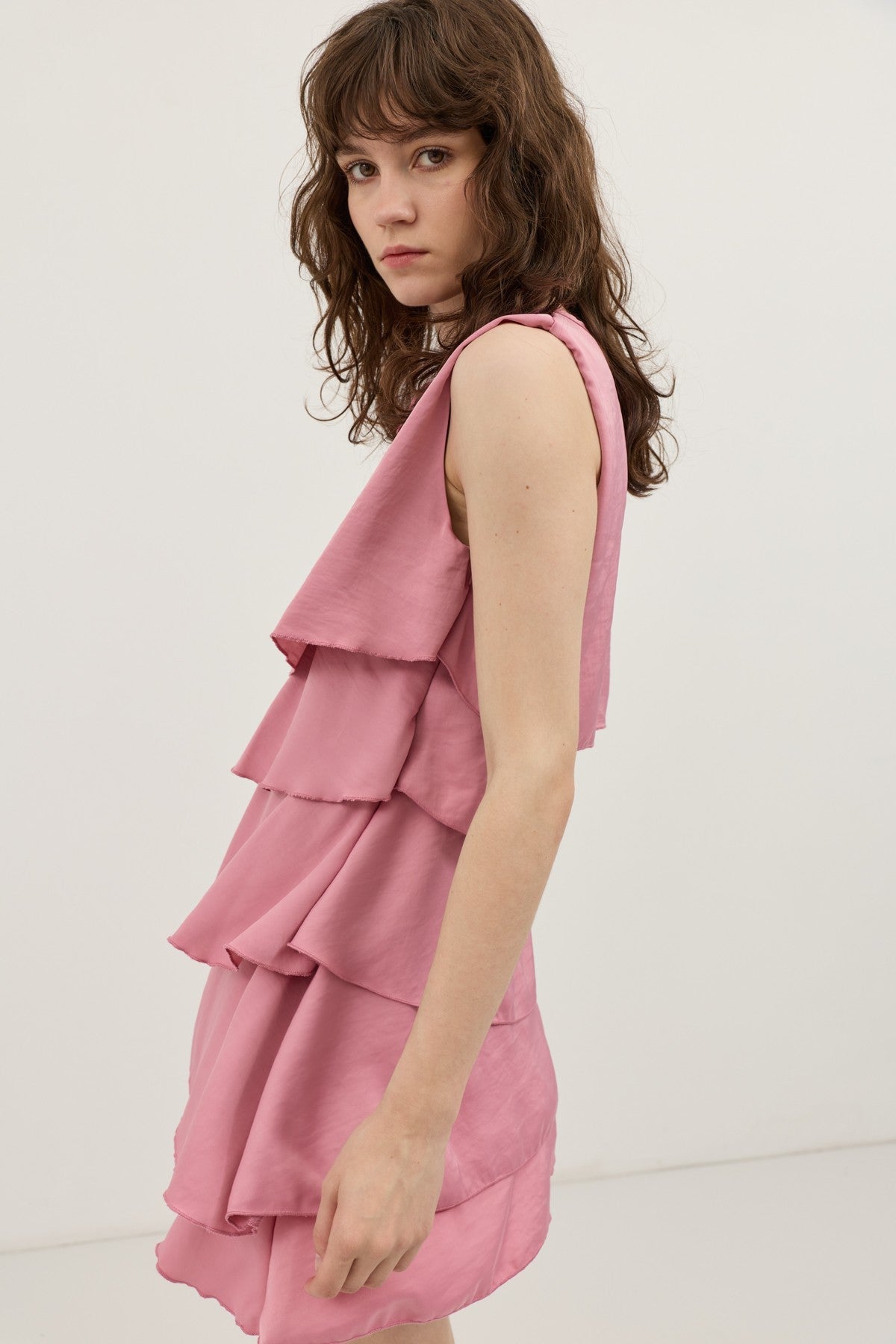 Women's Ruffled Mini Dress