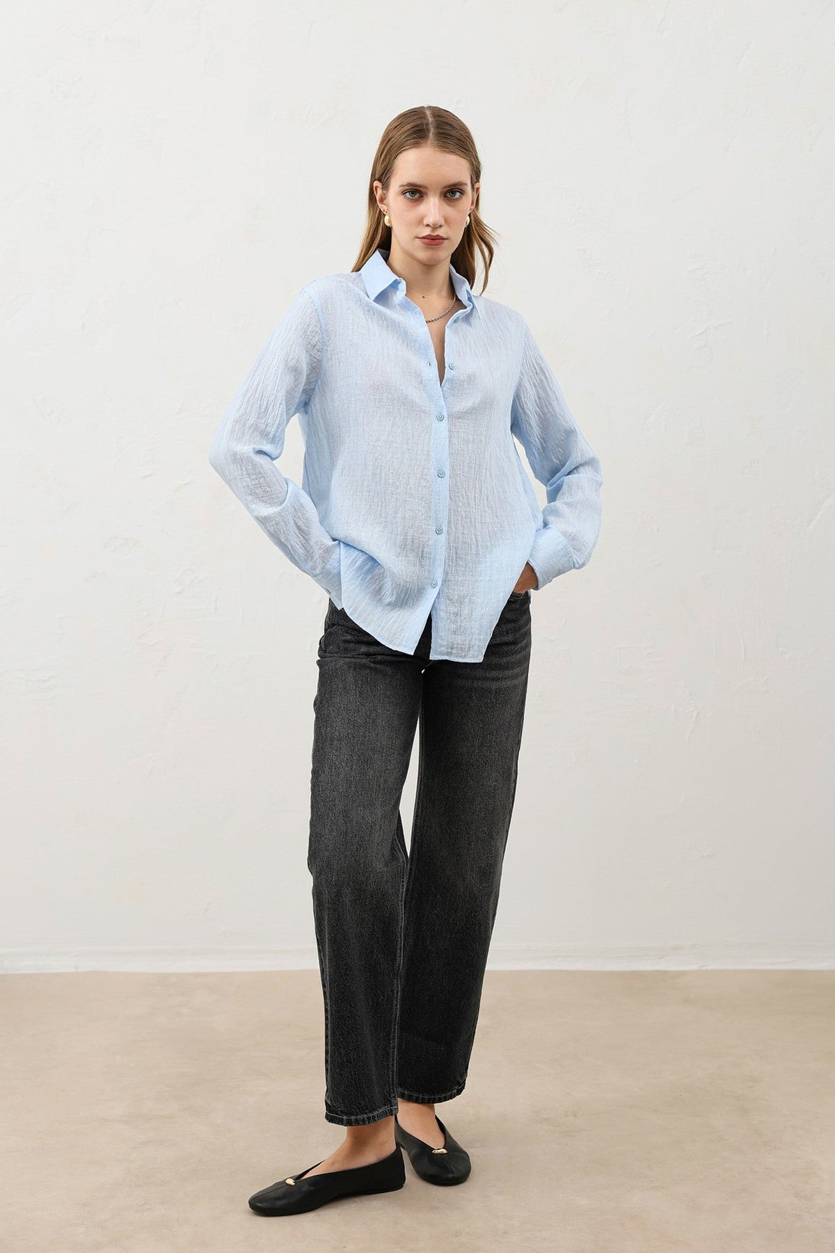 Textured Women's Shirt