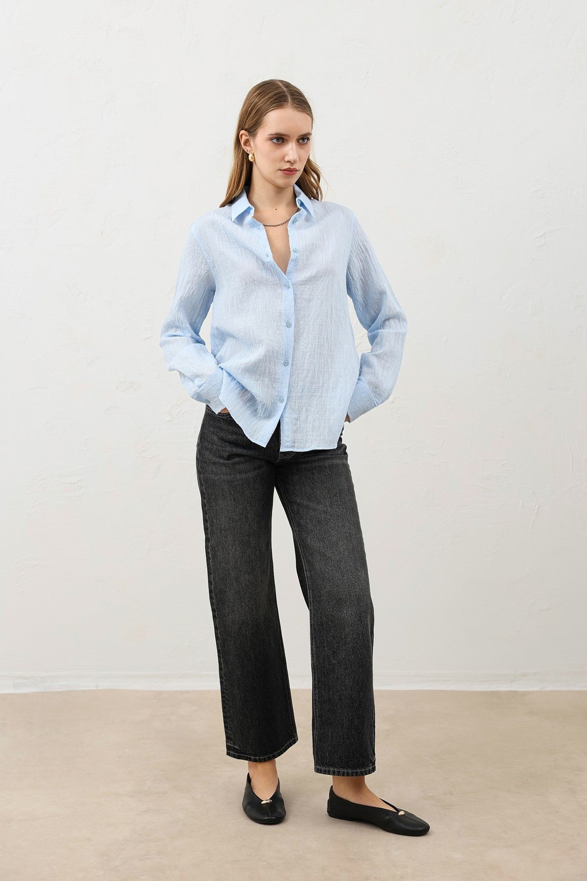 Textured Women's Shirt