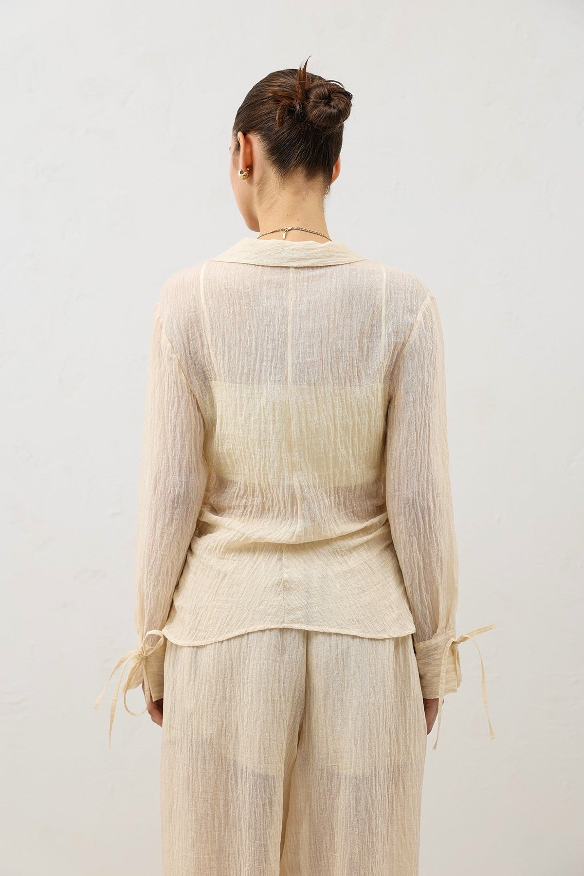 Antioch V-Neck Semi-Sheer Women's Shirt