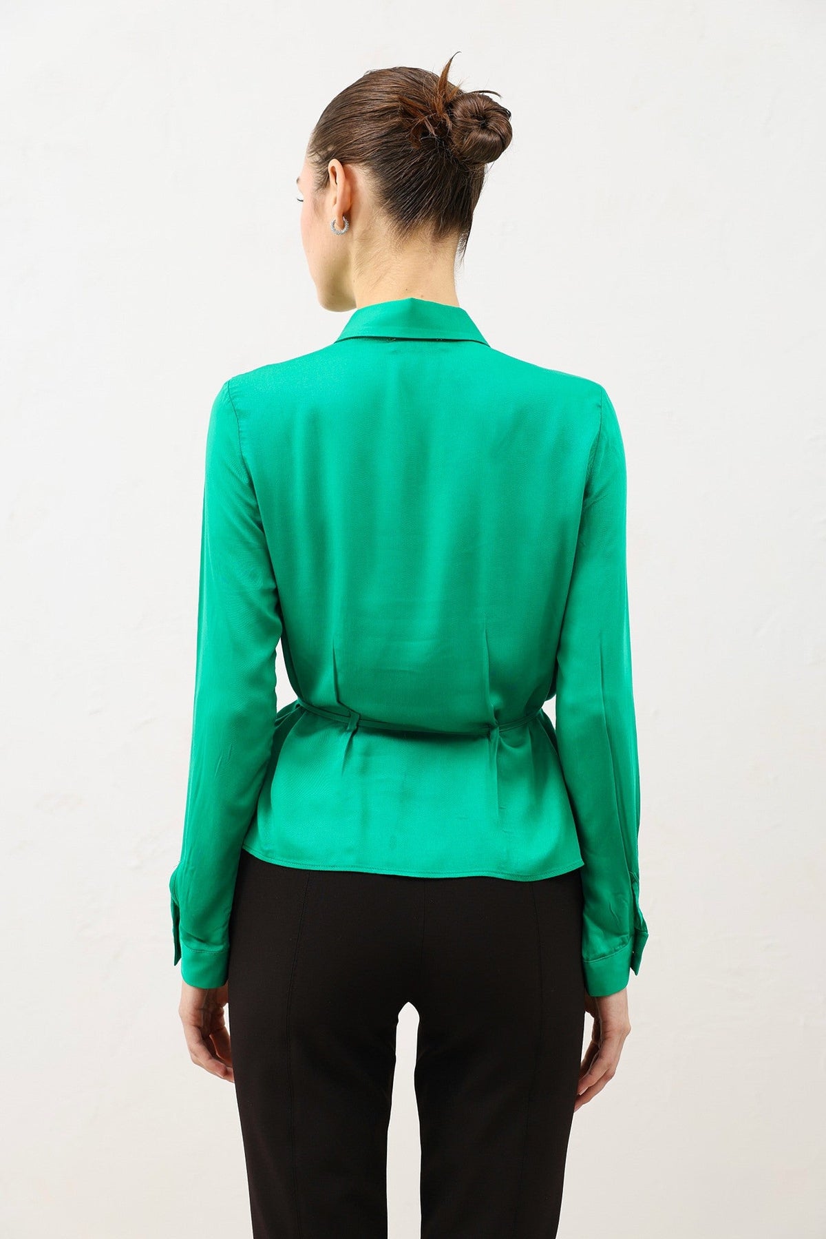 Women's Shirt with a Tie-Waist