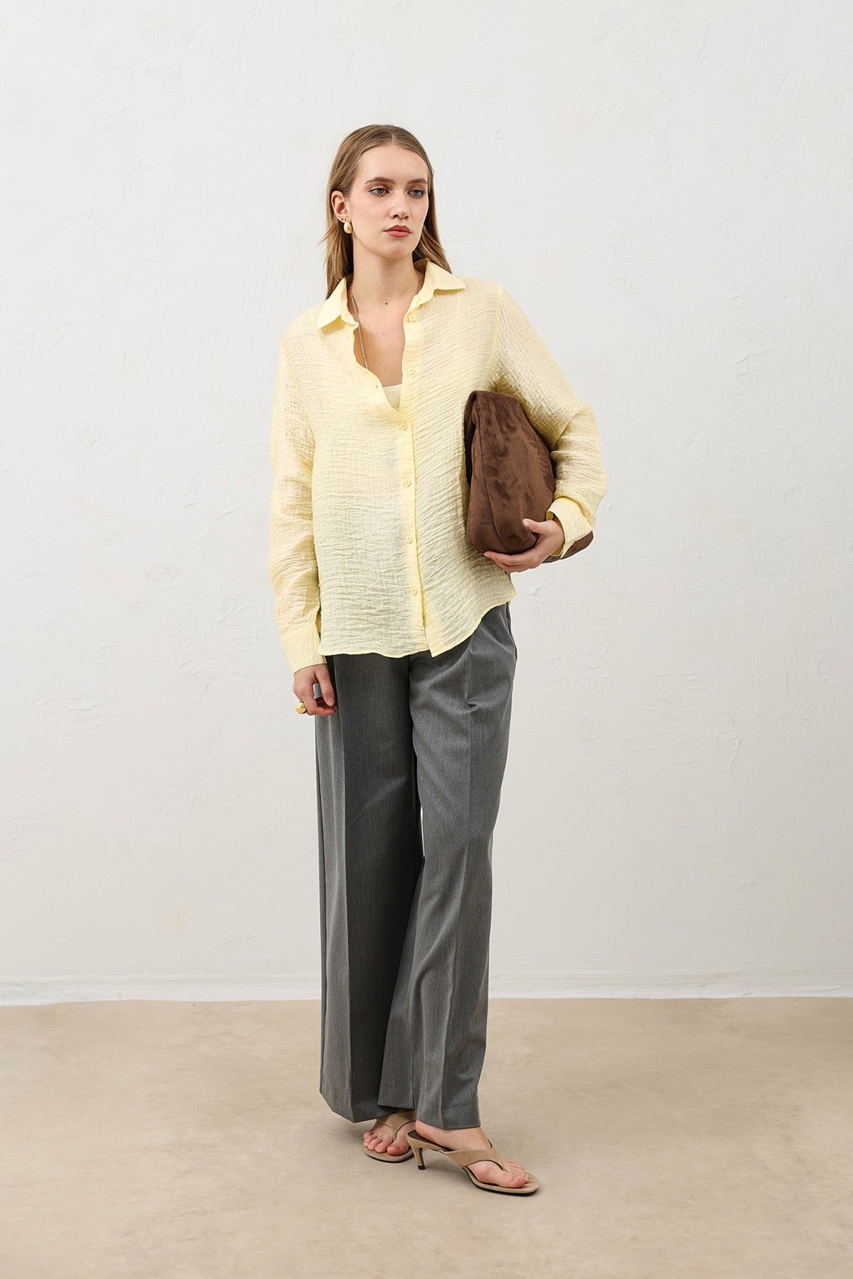 Antioch Draped Muslin Women's Shirt