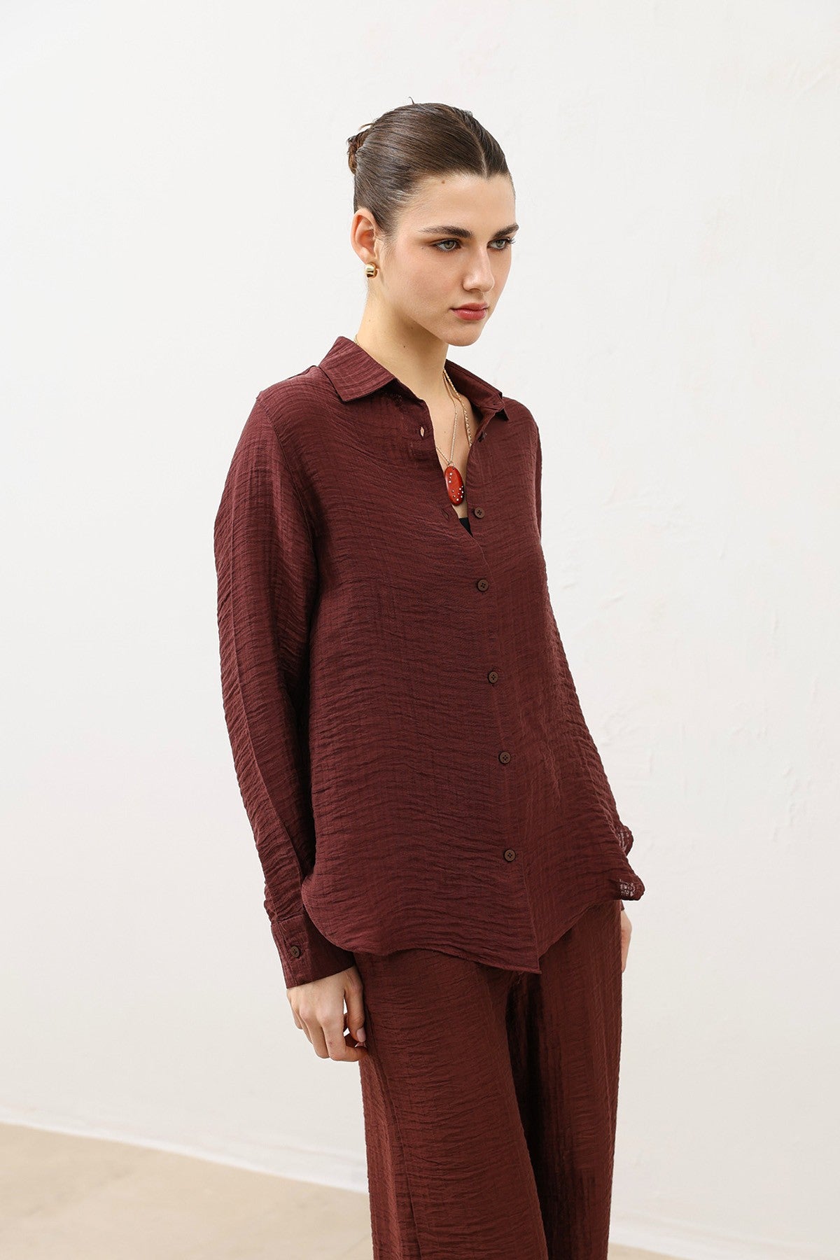 Antioch Draped Muslin Women's Shirt