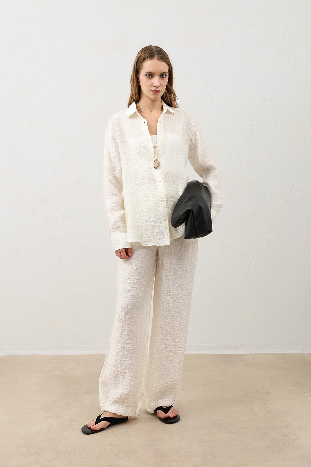 Antioch Draped Muslin Women's Shirt