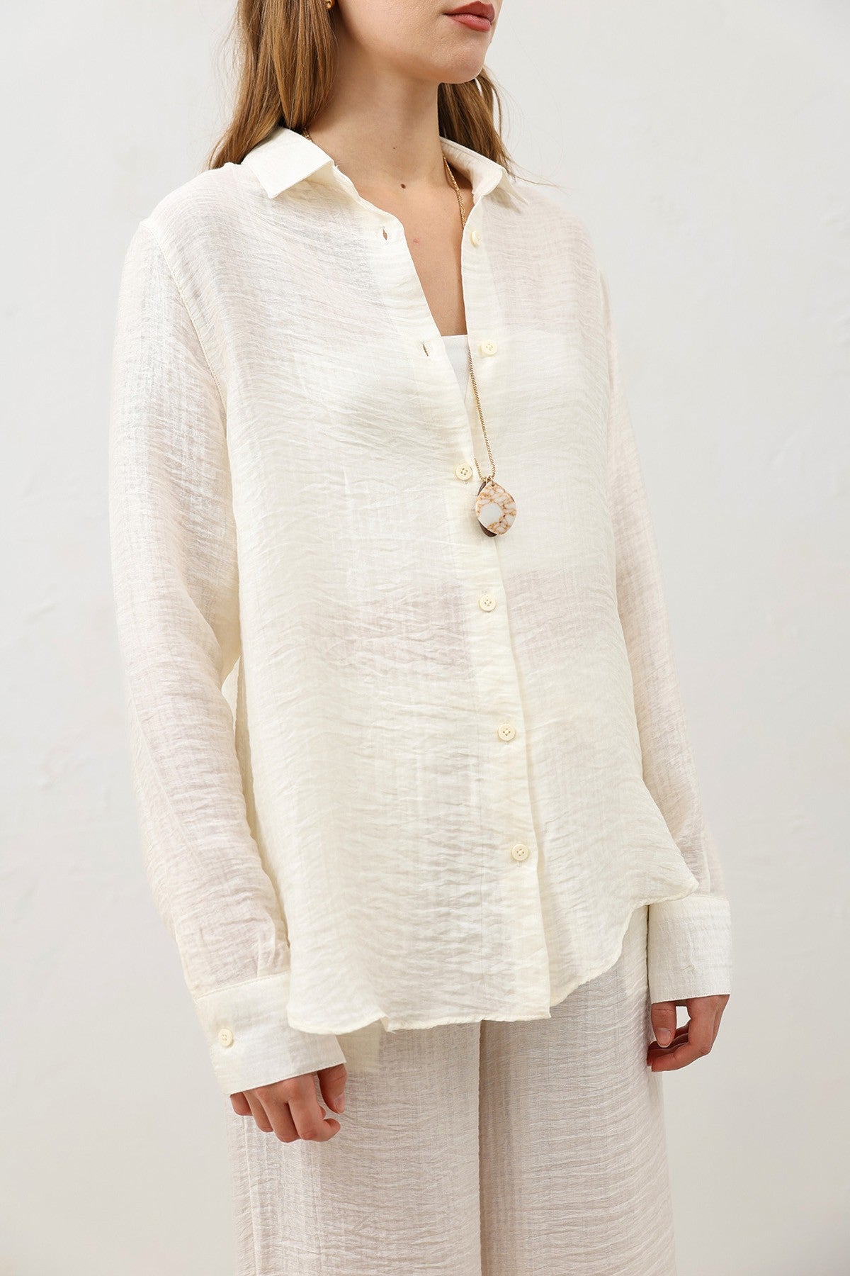 Antioch Draped Muslin Women's Shirt