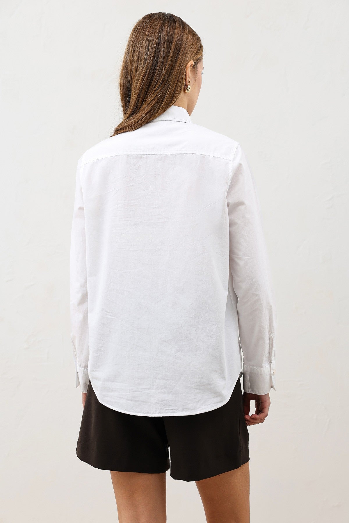 Antioch Poplin Shirt with Button Details
