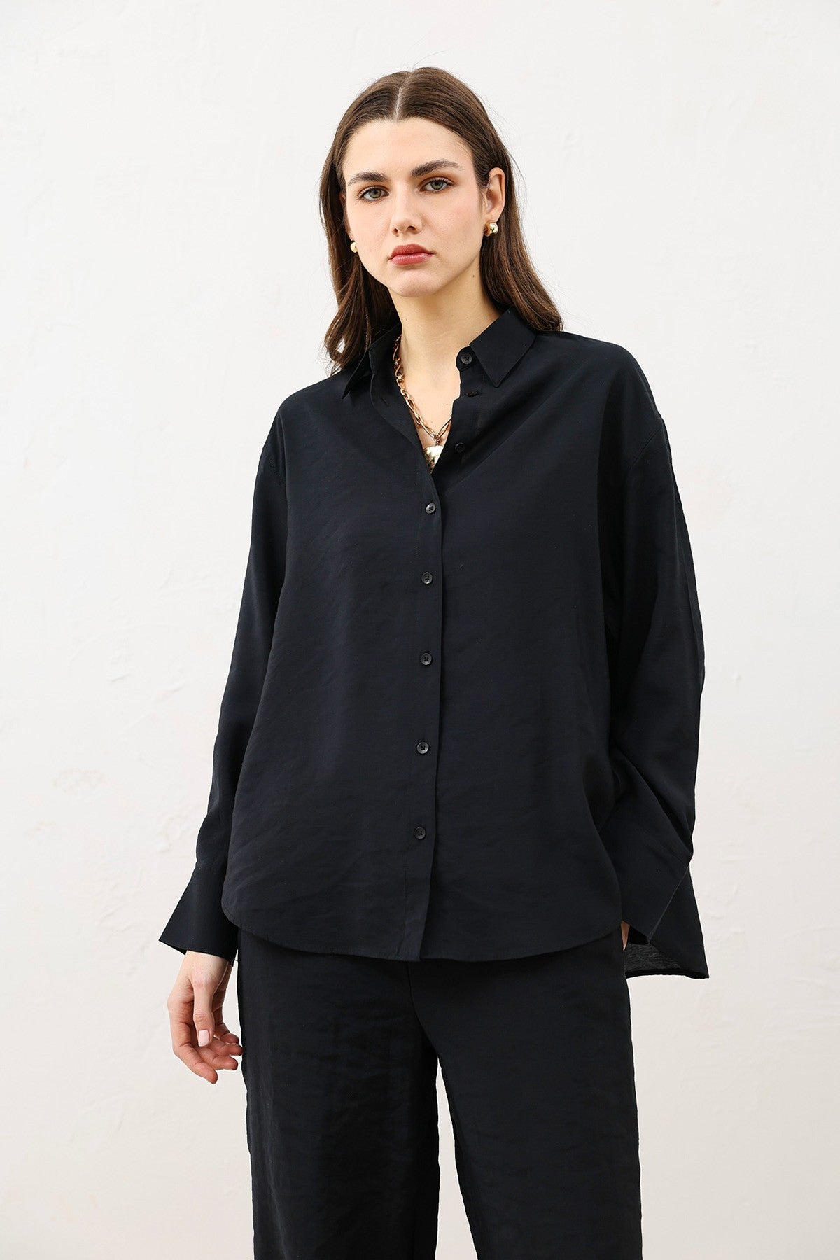 Antioch Draped Oversized Women's Shirt