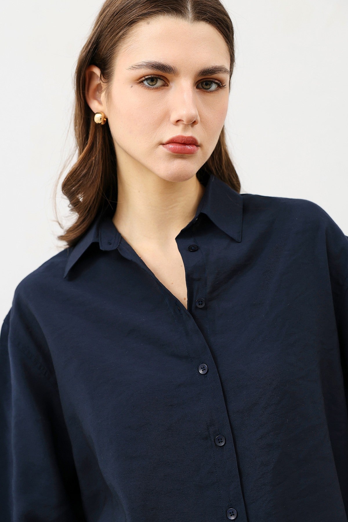 Antioch Draped Oversized Women's Shirt