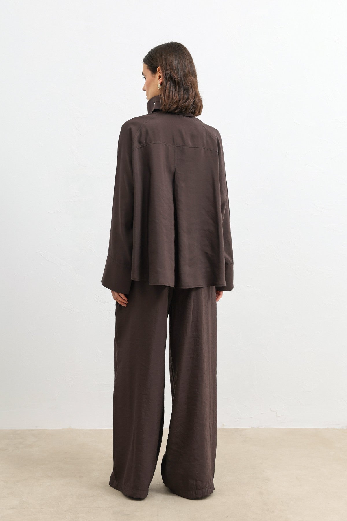 Antioch Women's Shirt with a Stand-Up Collar