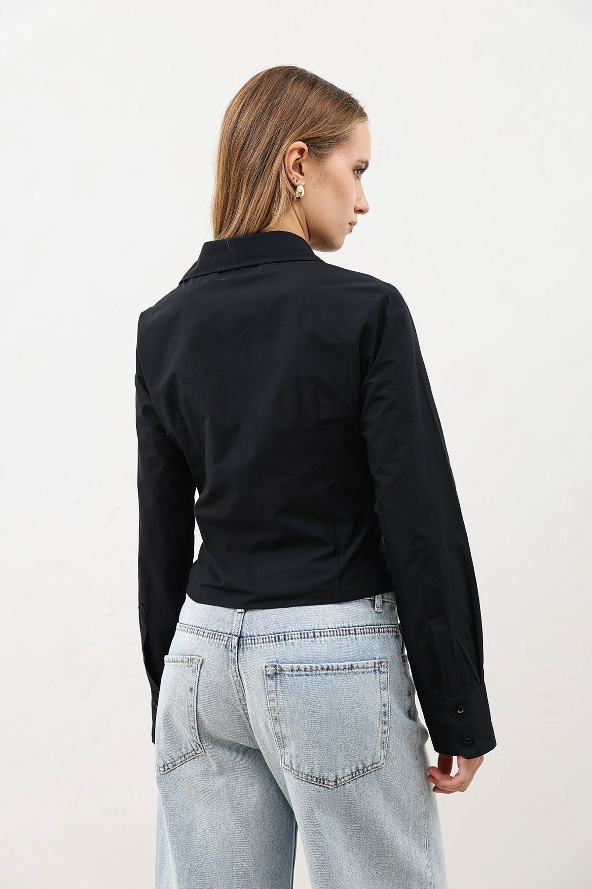 Antioch Gathered Poplin Women's Shirt