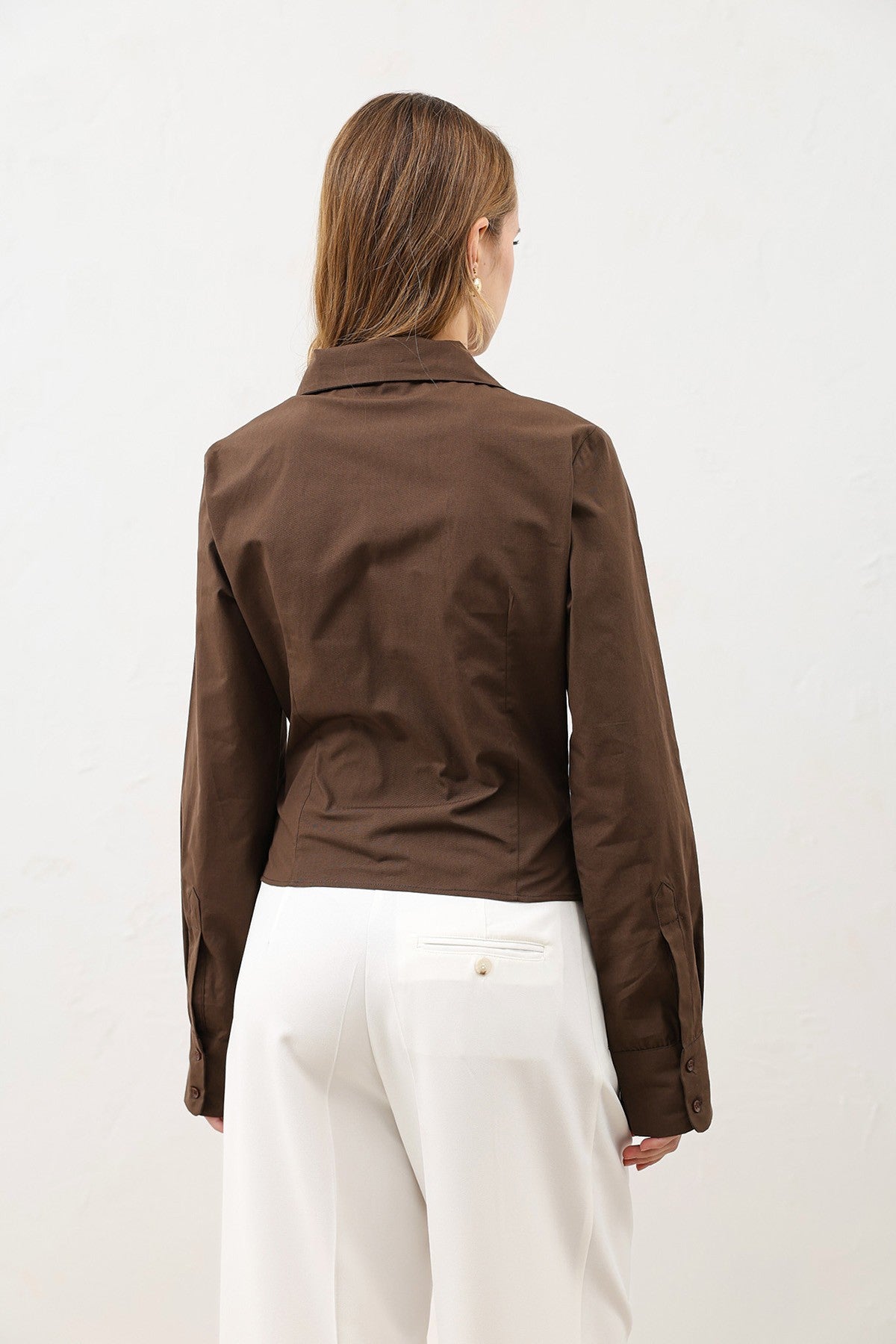 Antioch Gathered Poplin Women's Shirt