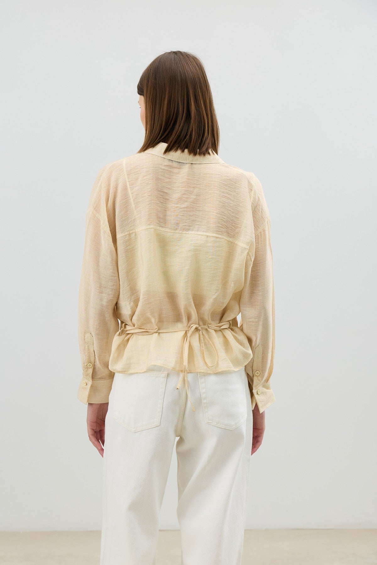 Antioch Women's Striped Cross-Over Shirt