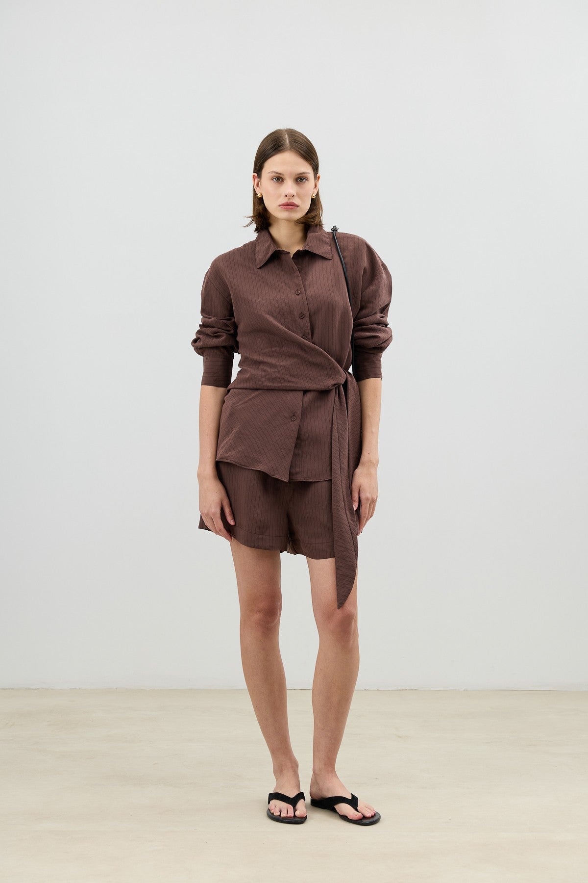Antioch Women's Blouse with Modal Blend and Button-Down Collar