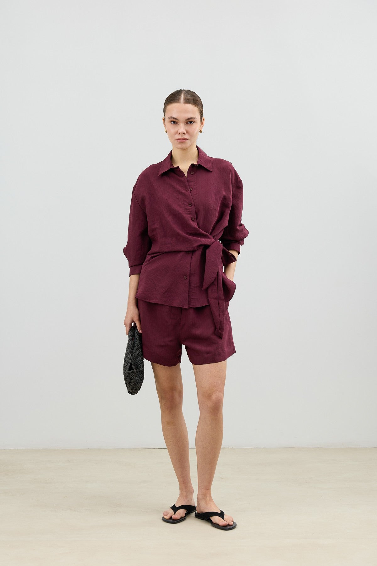 Antioch Women's Blouse with Modal Blend and Button-Down Collar