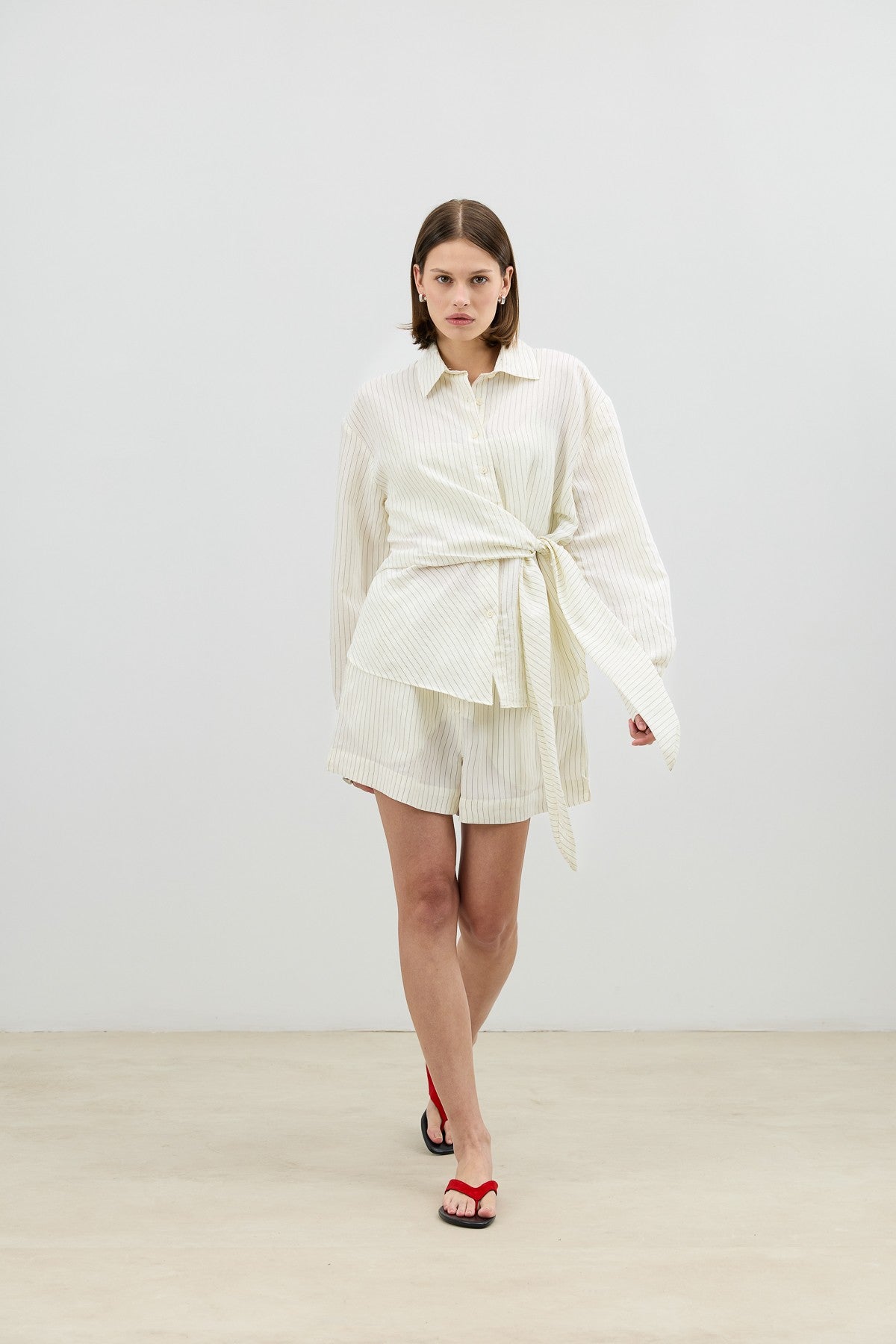 Antioch Women's Blouse with Modal Blend and Button-Down Collar