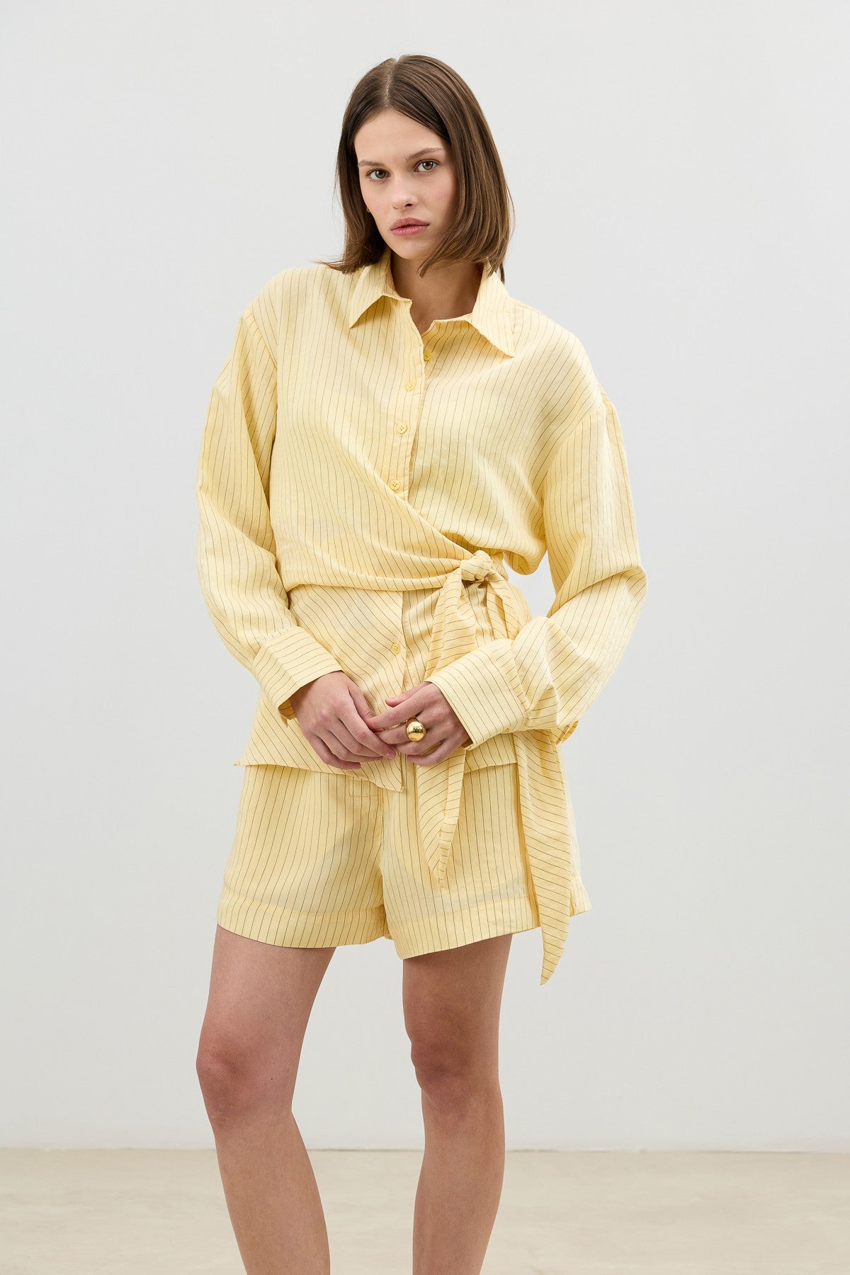 Antioch Women's Blouse with Modal Blend and Button-Down Collar