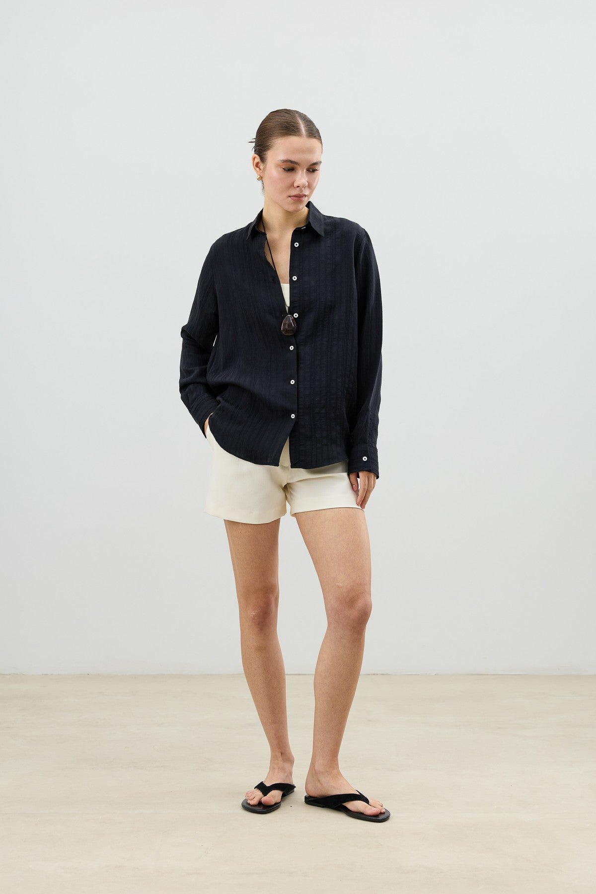 Antioch Women's Textured Shirt with Modal Blend
