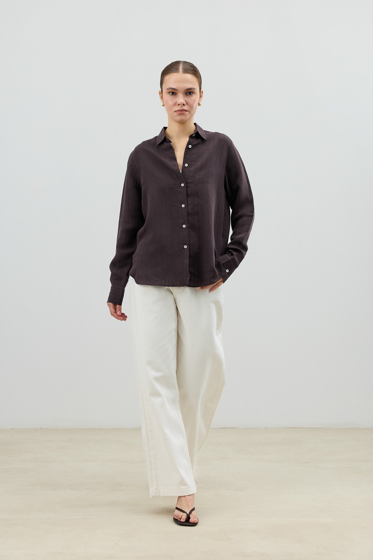 Antioch Women's Textured Shirt with Modal Blend