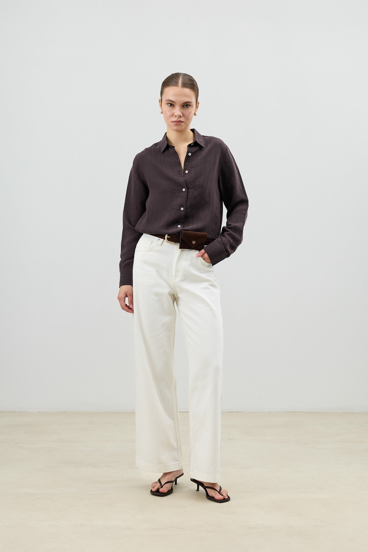 Antioch Women's Textured Shirt with Modal Blend