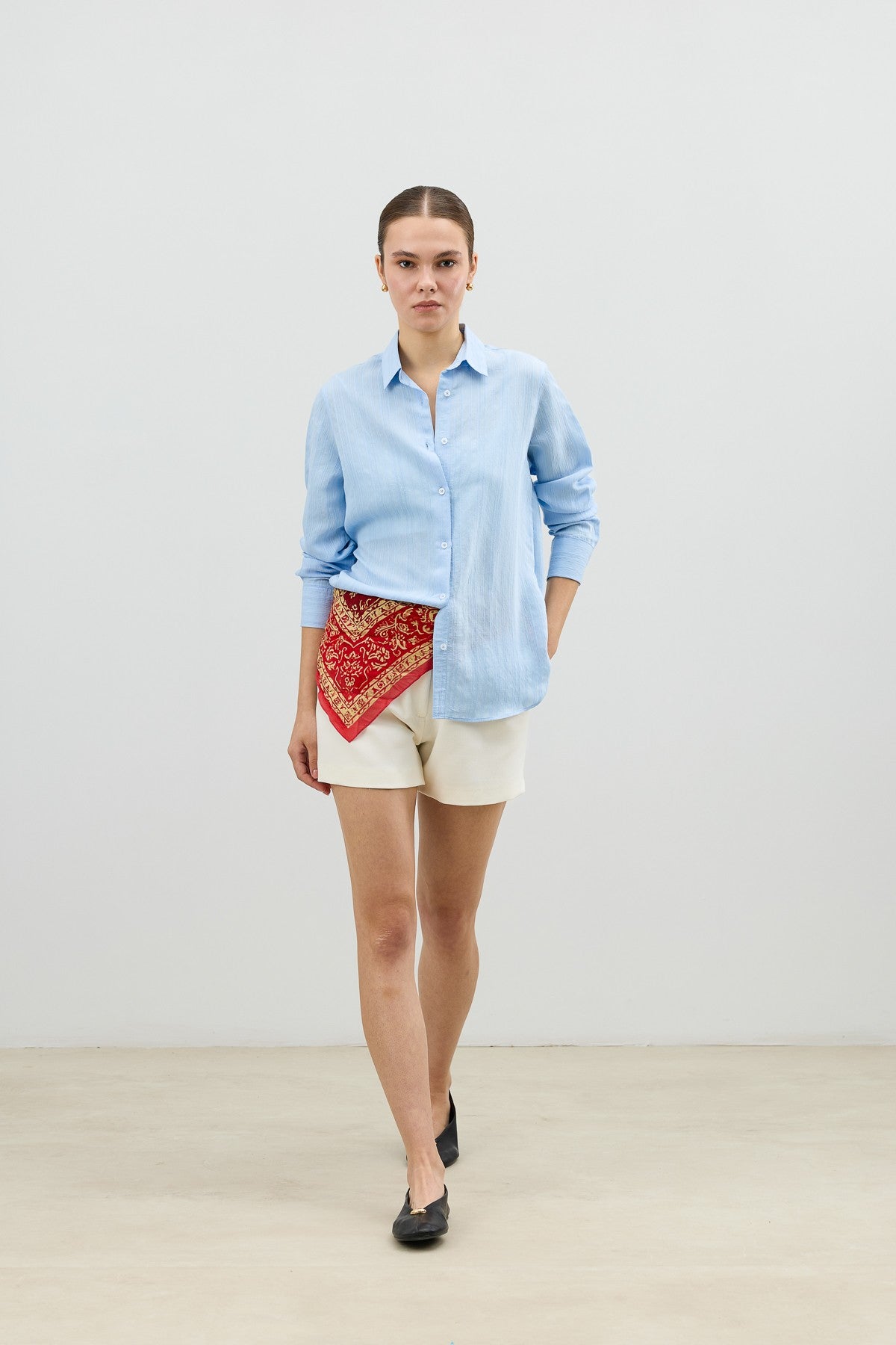 Antioch Women's Textured Shirt with Modal Blend