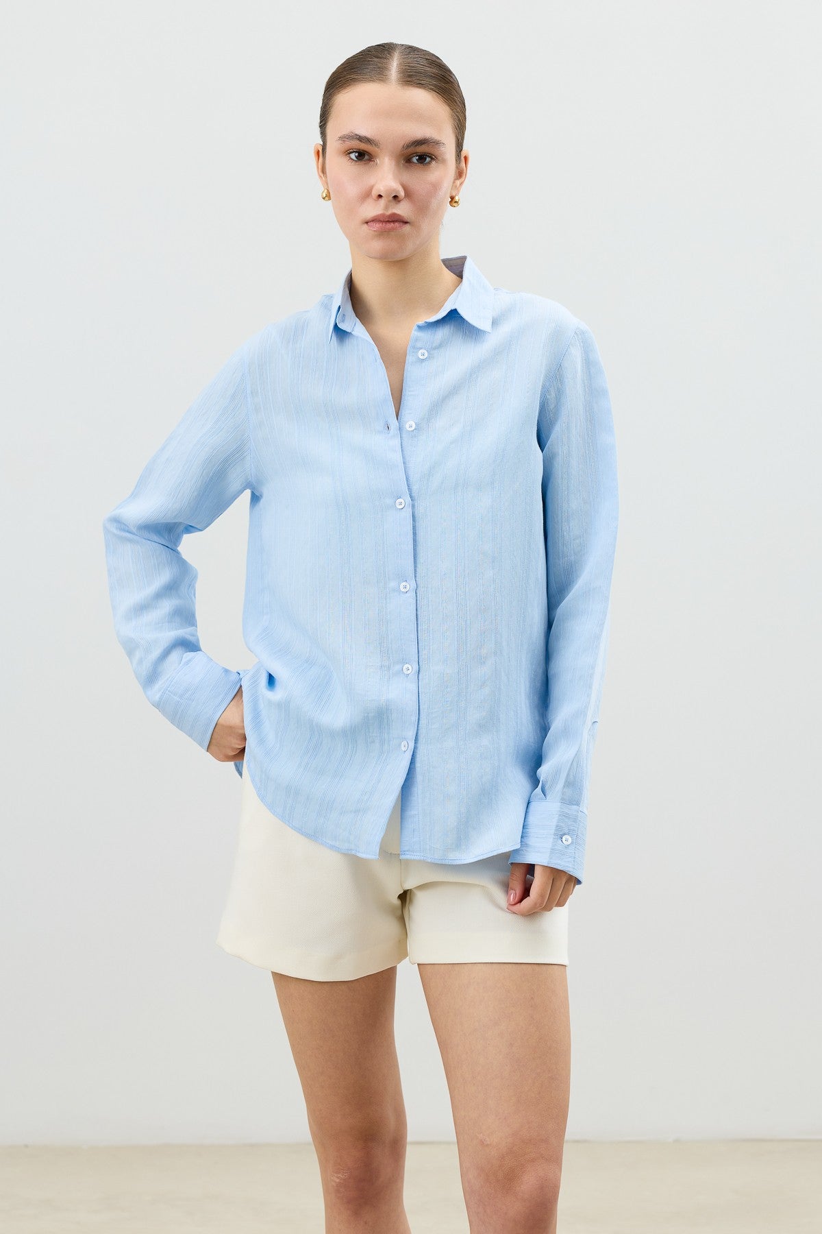 Antioch Women's Textured Shirt with Modal Blend