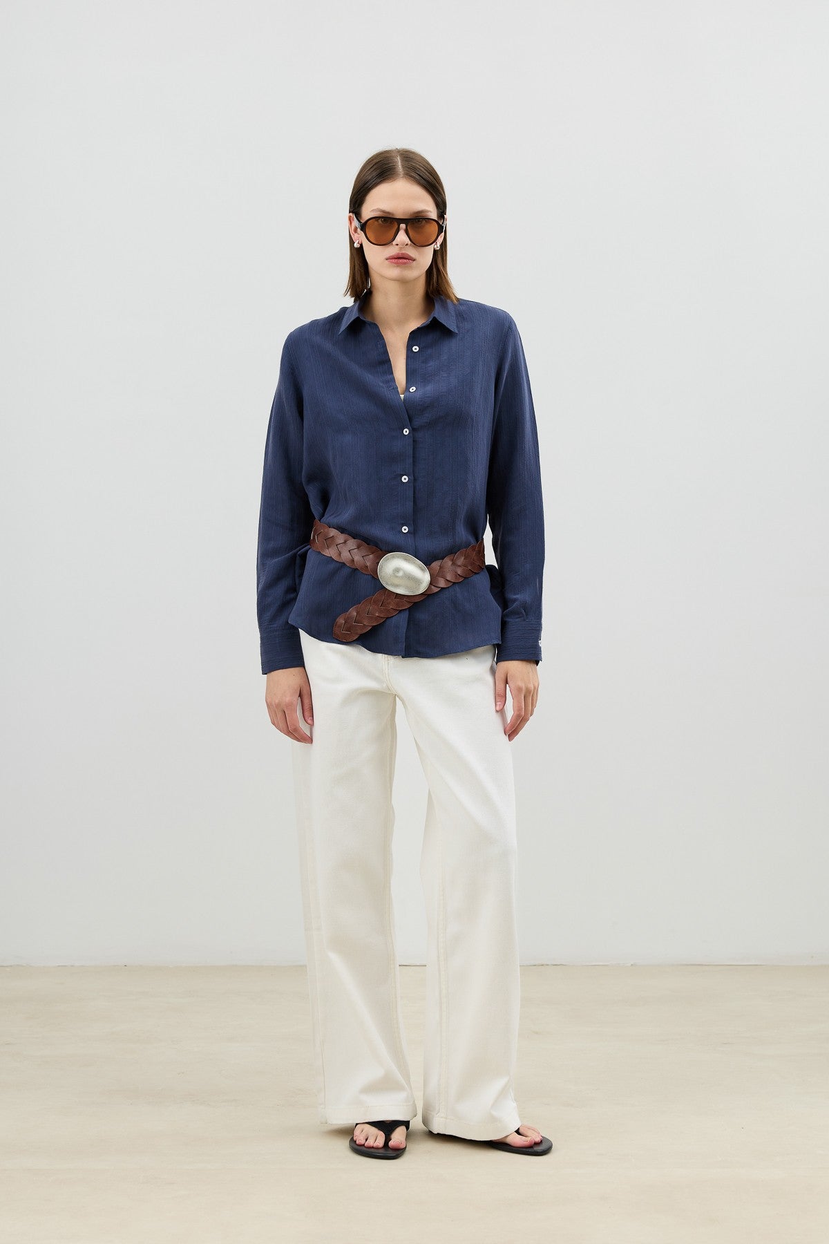 Antioch Women's Textured Shirt with Modal Blend