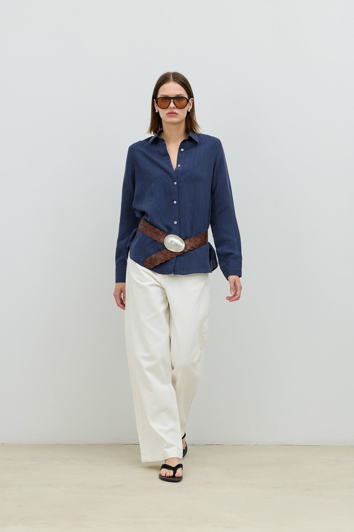 Antioch Women's Textured Shirt with Modal Blend
