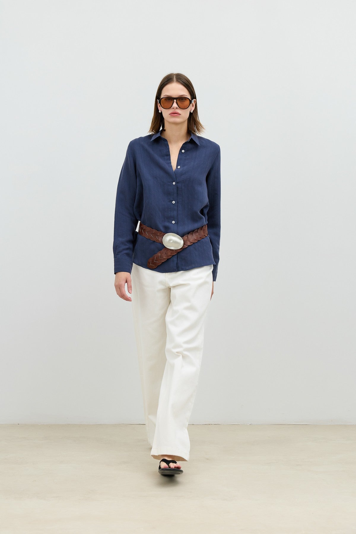 Antioch Women's Textured Shirt with Modal Blend