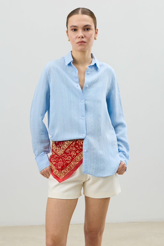 Antioch Women's Textured Shirt with Modal Blend