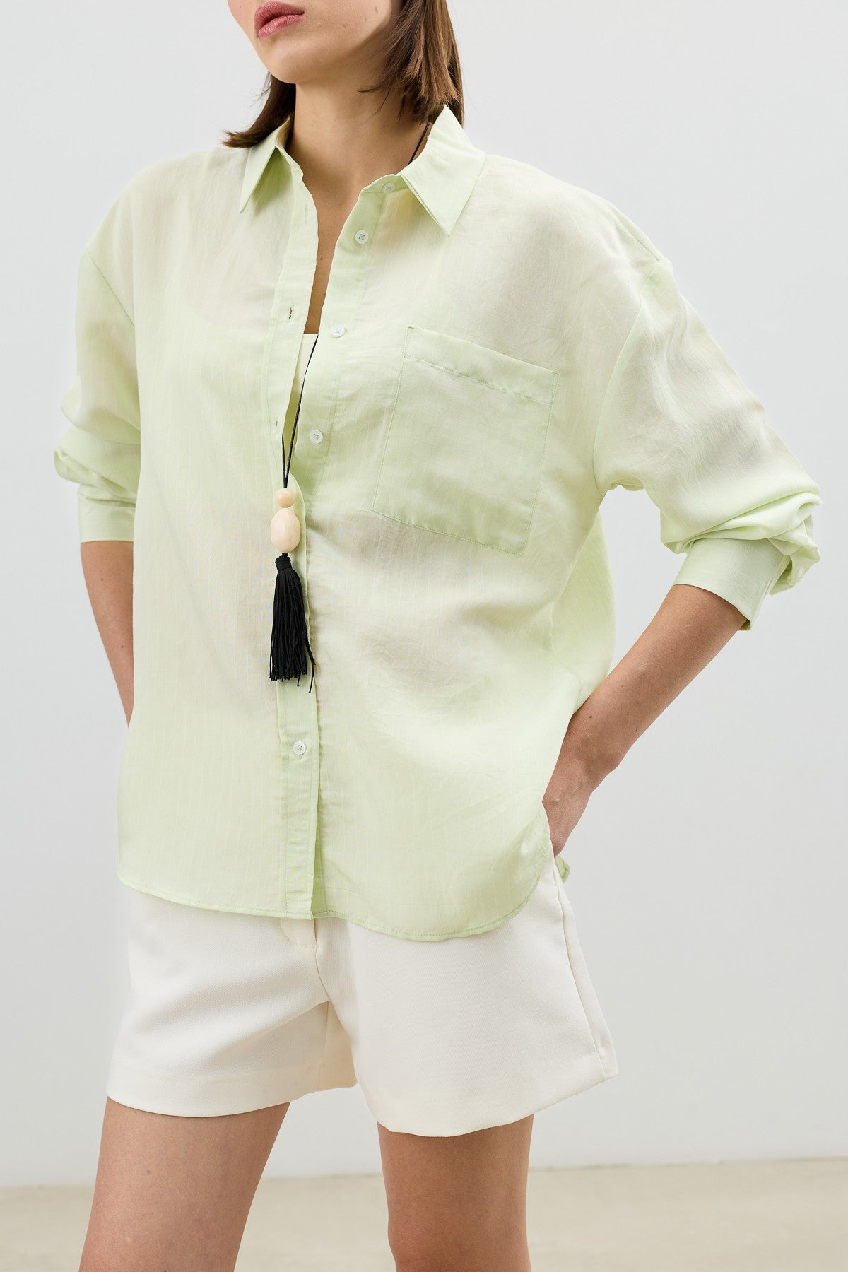 Antioch Women's Striped Shirt with Modal Blend
