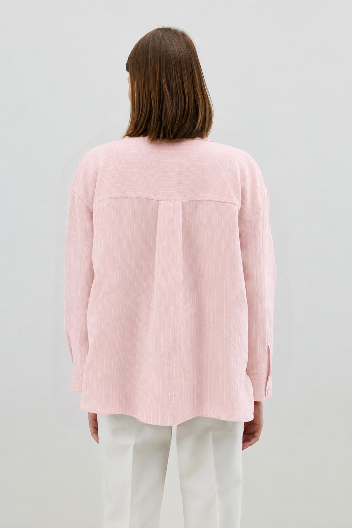 Women's Striped Shirt with Modal Blend