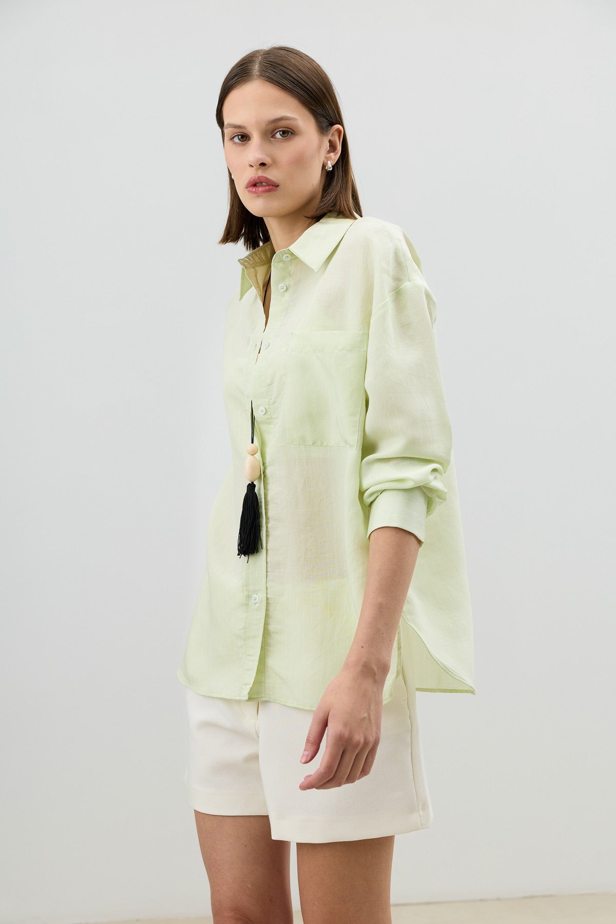 Antioch Women's Striped Shirt with Modal Blend