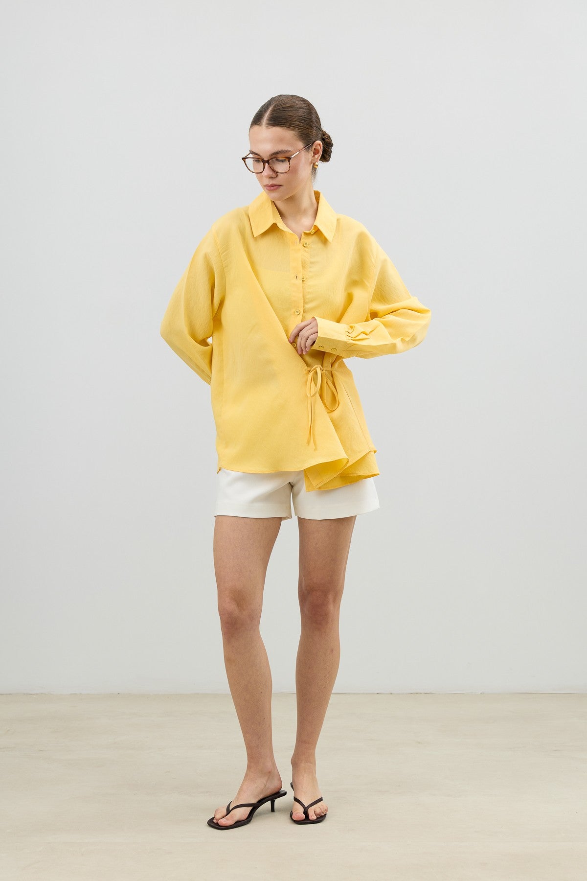 Antioch Tied-Waist Striped Women's Shirt