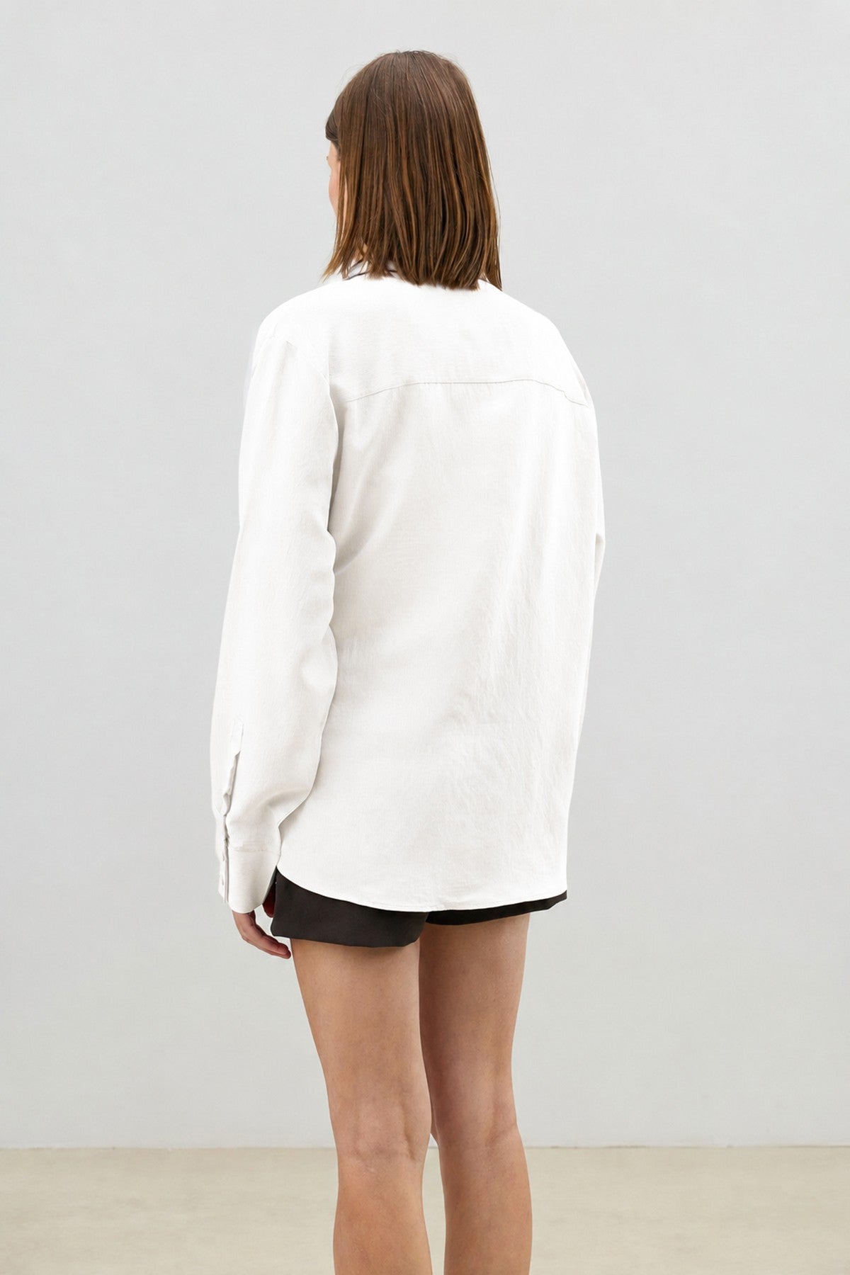 Women's Striped Shirt with Tie-Front