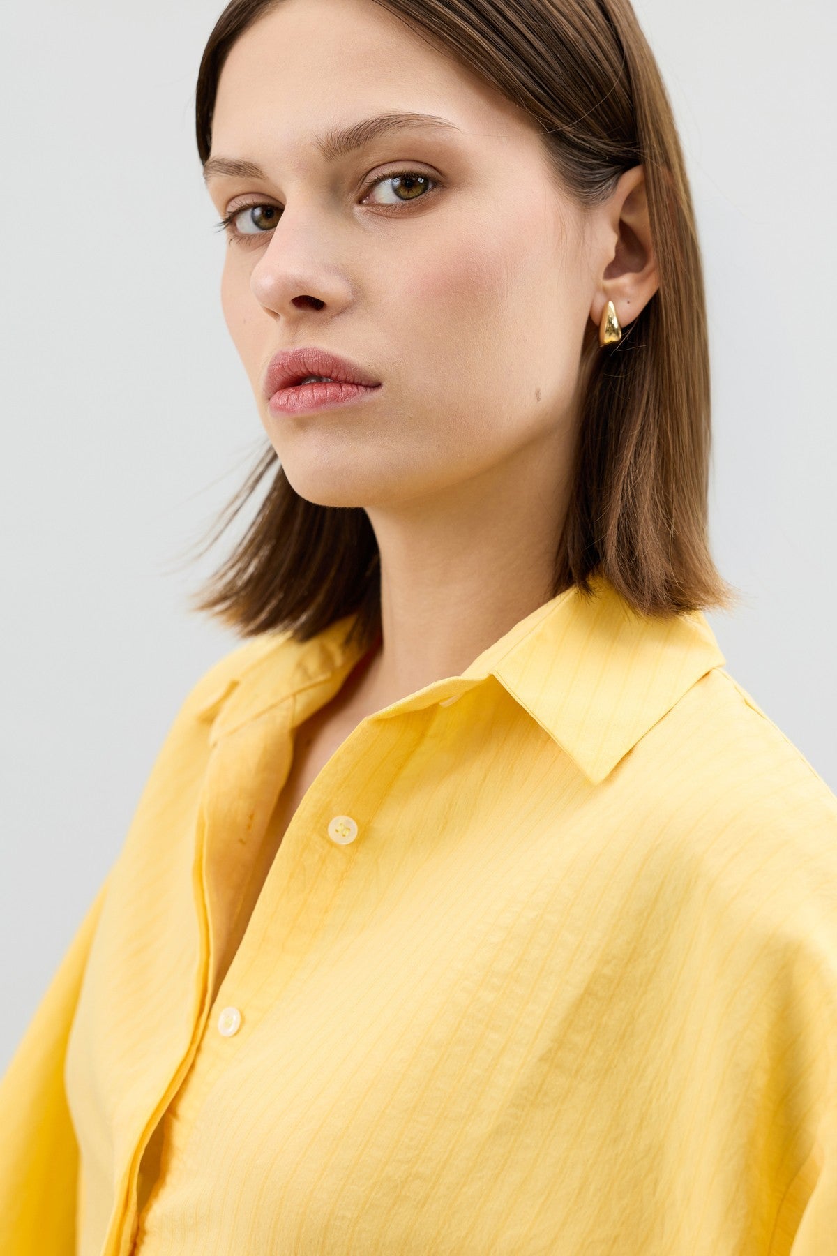 Antioch Women's Striped Shirt with Tie-Back Sleeves