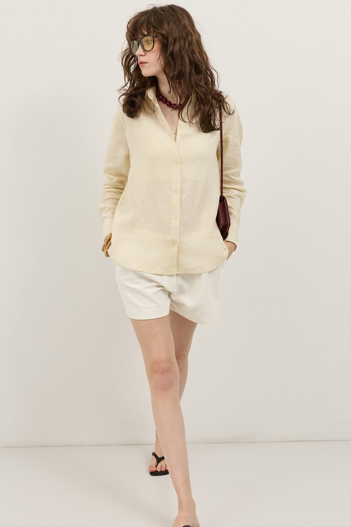 100% Linen Women's Shirt