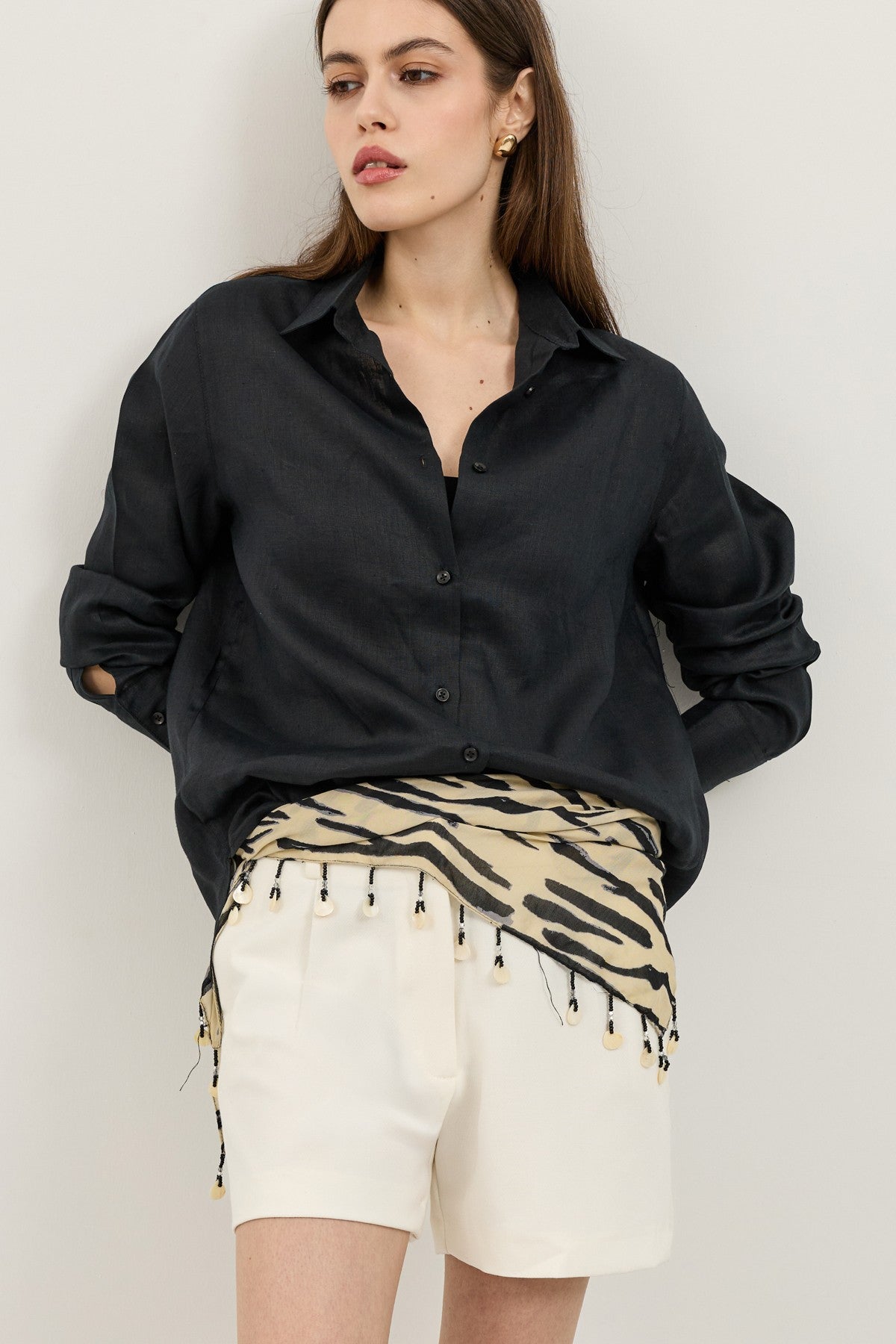 100% Linen Women's Shirt