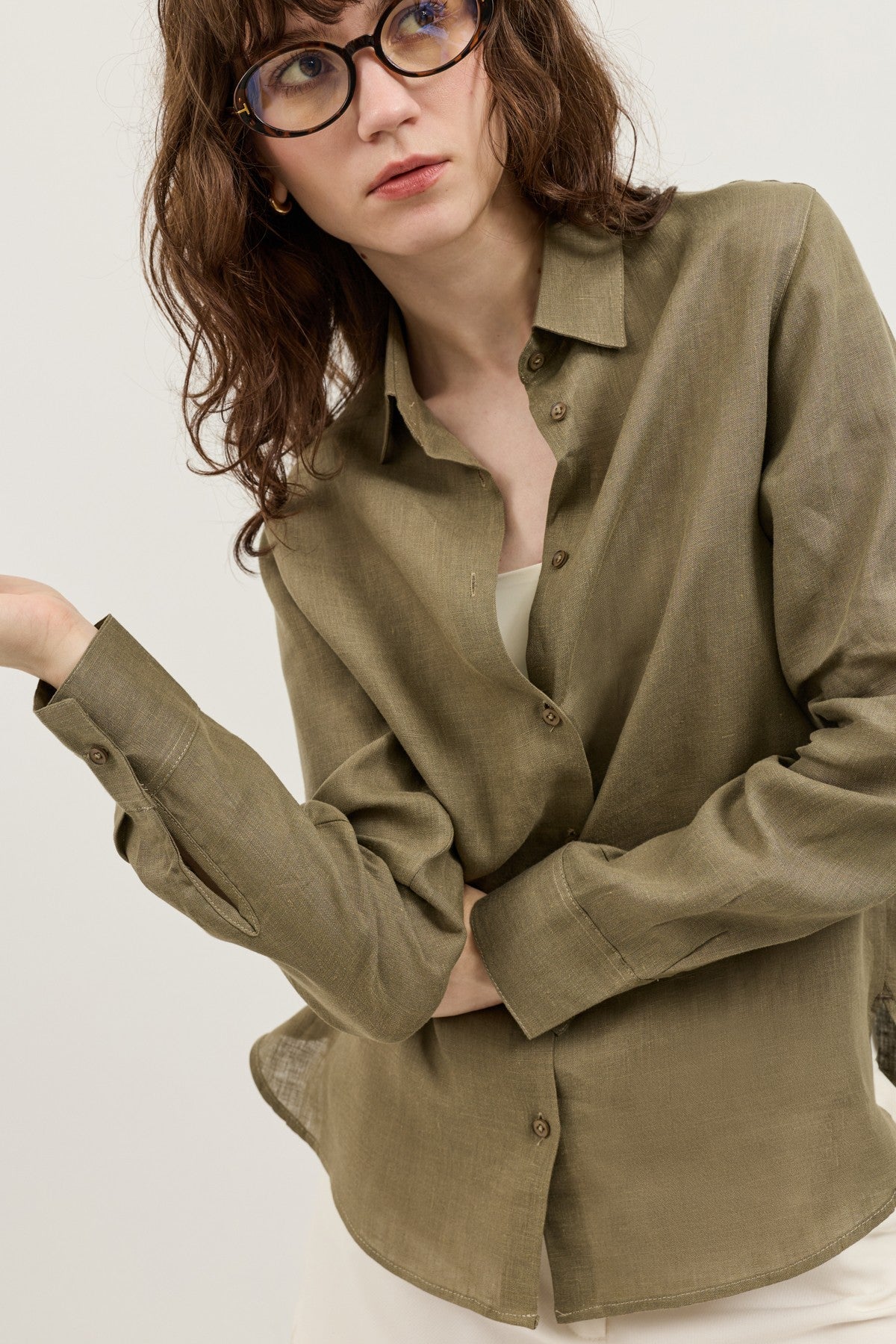 100% Linen Women's Shirt