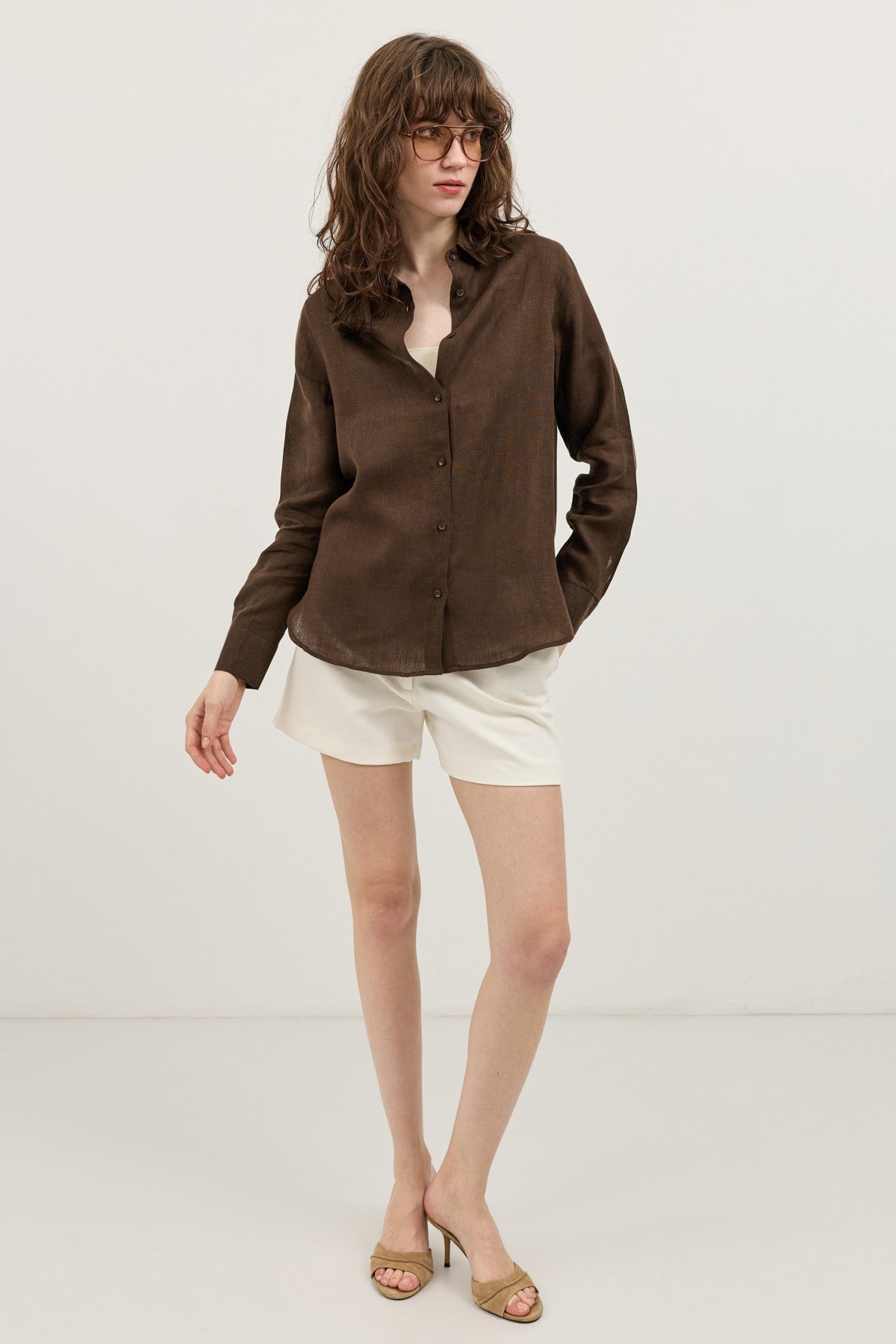 100% Linen Women's Shirt