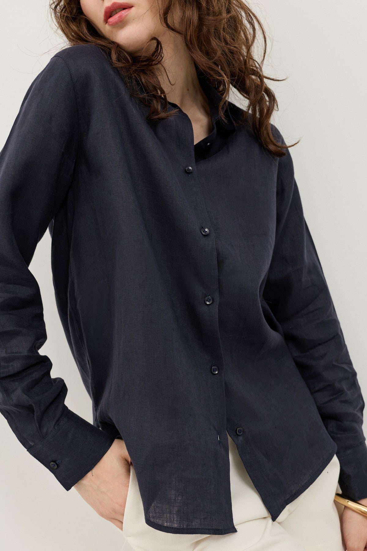 100% Linen Women's Shirt