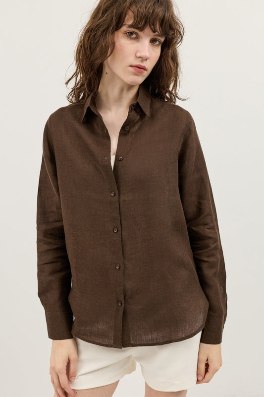 100% Linen Women's Shirt