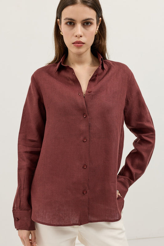 100% Linen Women's Shirt