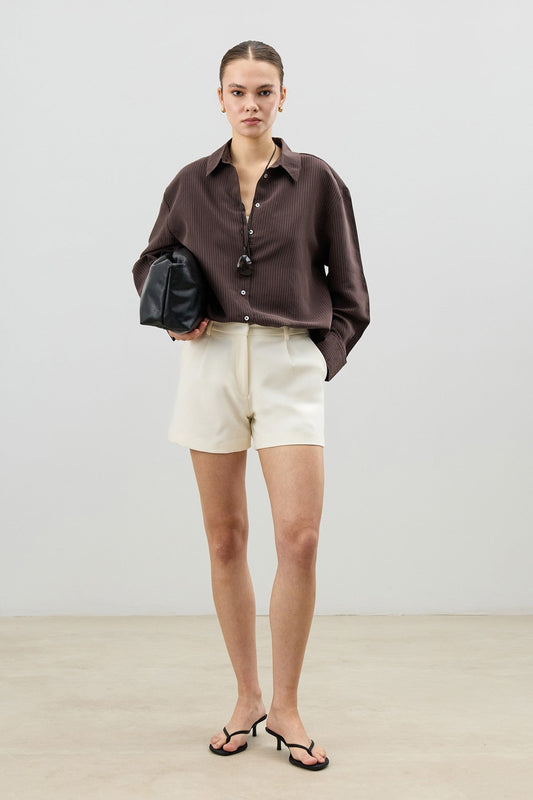 Antioch Women's Striped Shirt with Modal Blend