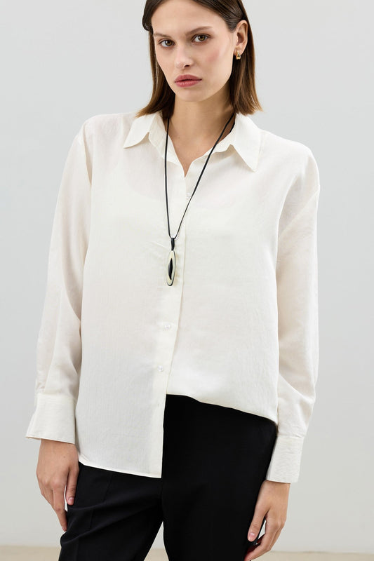 Antioch Women's Striped Shirt with Modal Blend