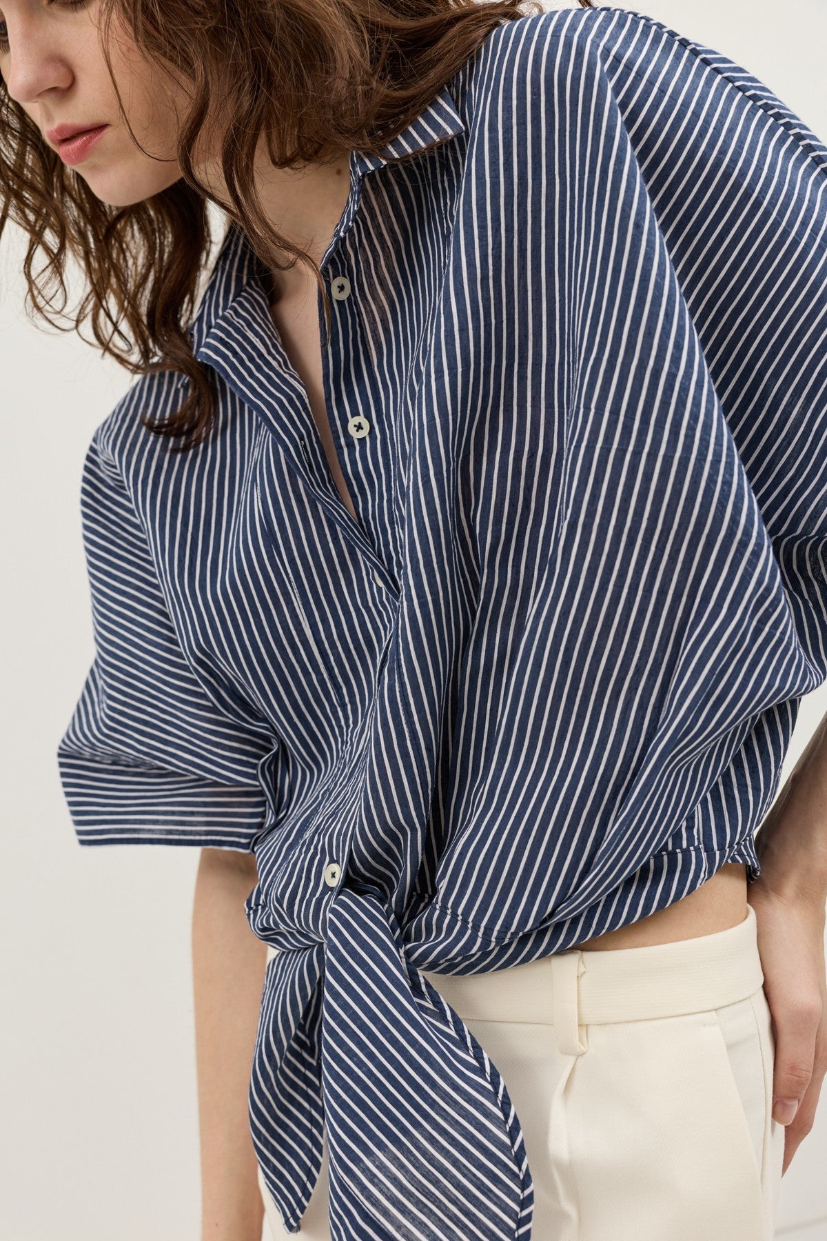 Antioch Knotted Striped Women's Shirt