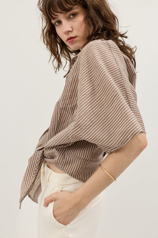 Antioch Knotted Striped Women's Shirt