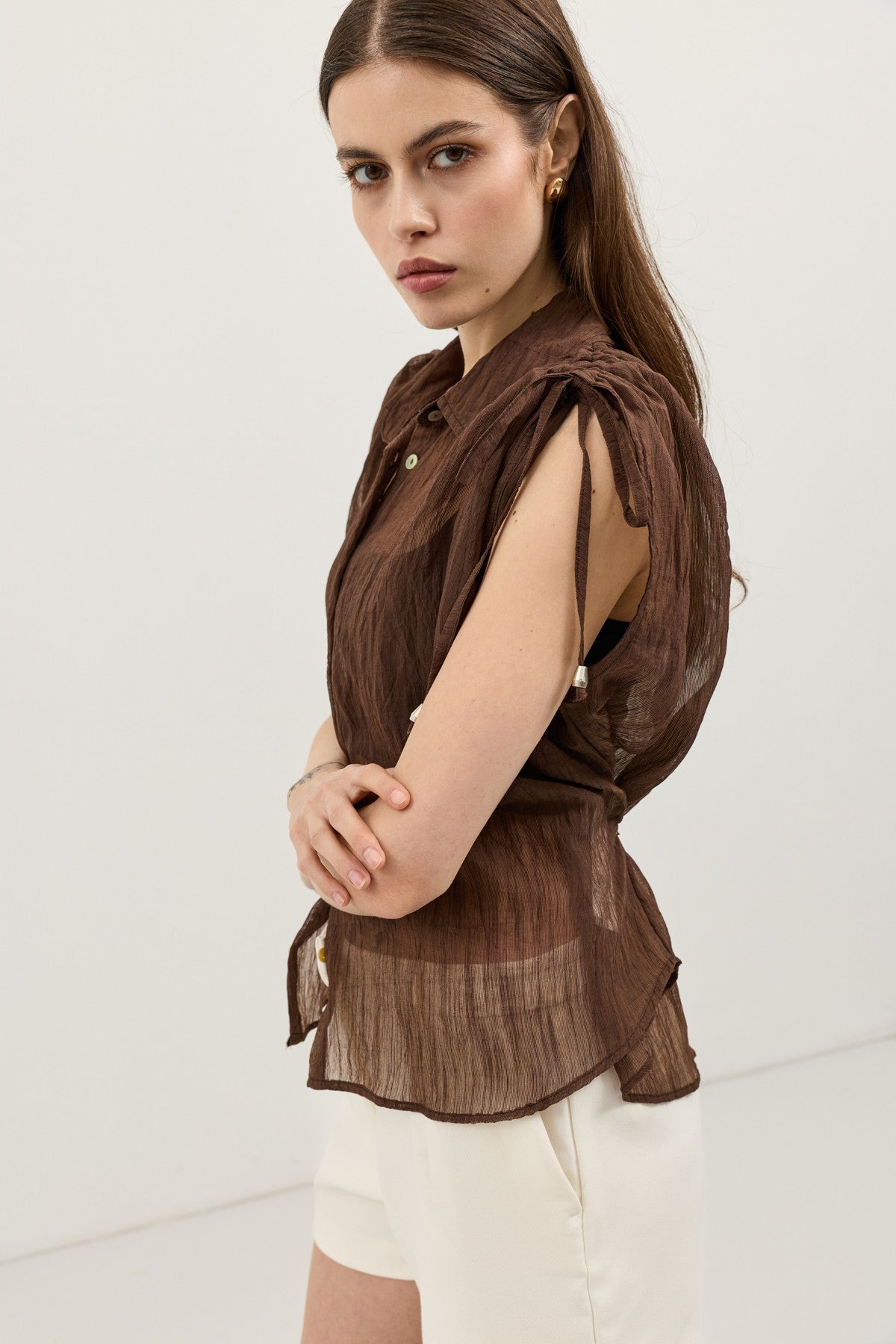 Semi-Transparent Women's Shirt