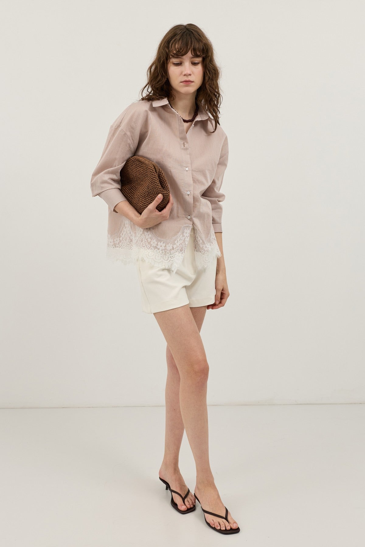 Antioch Blouse with Lace Details