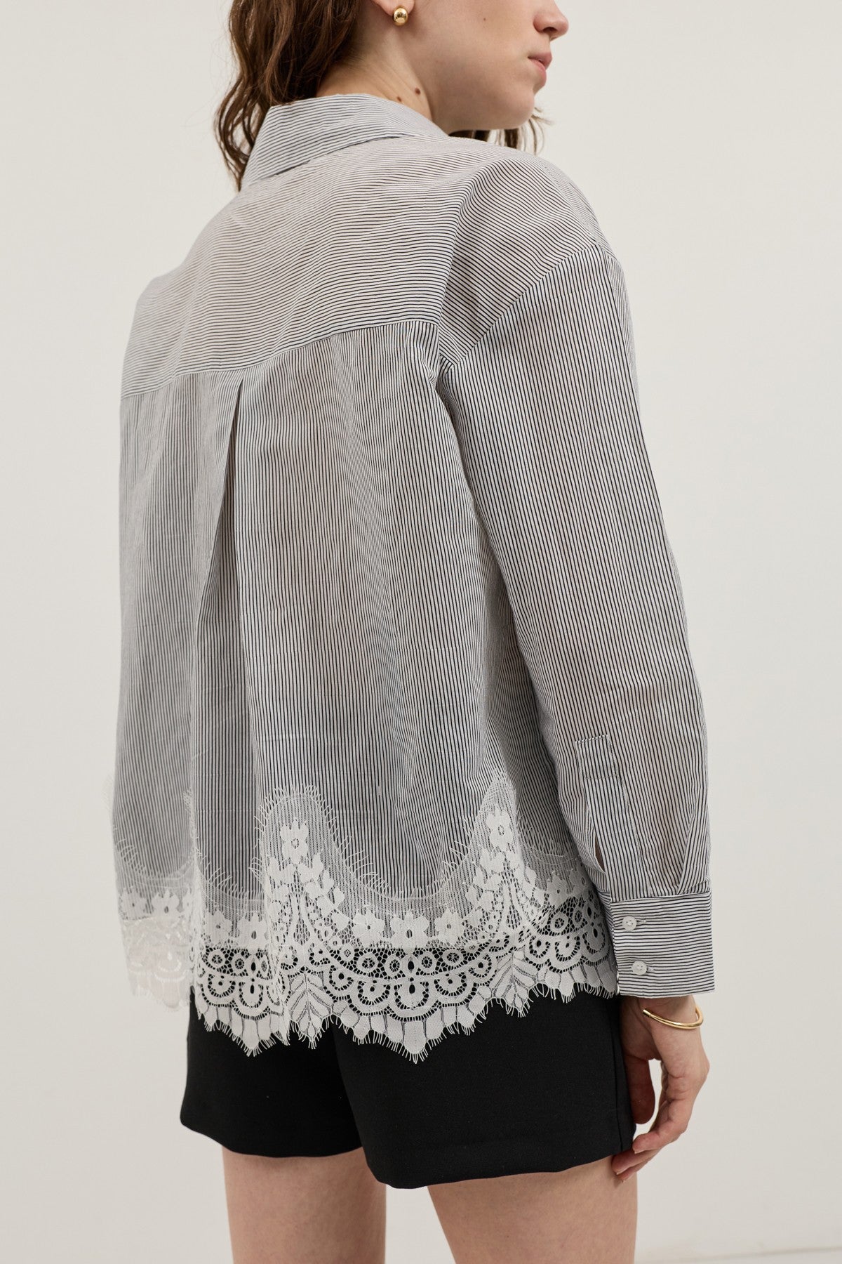 Antioch Blouse with Lace Details